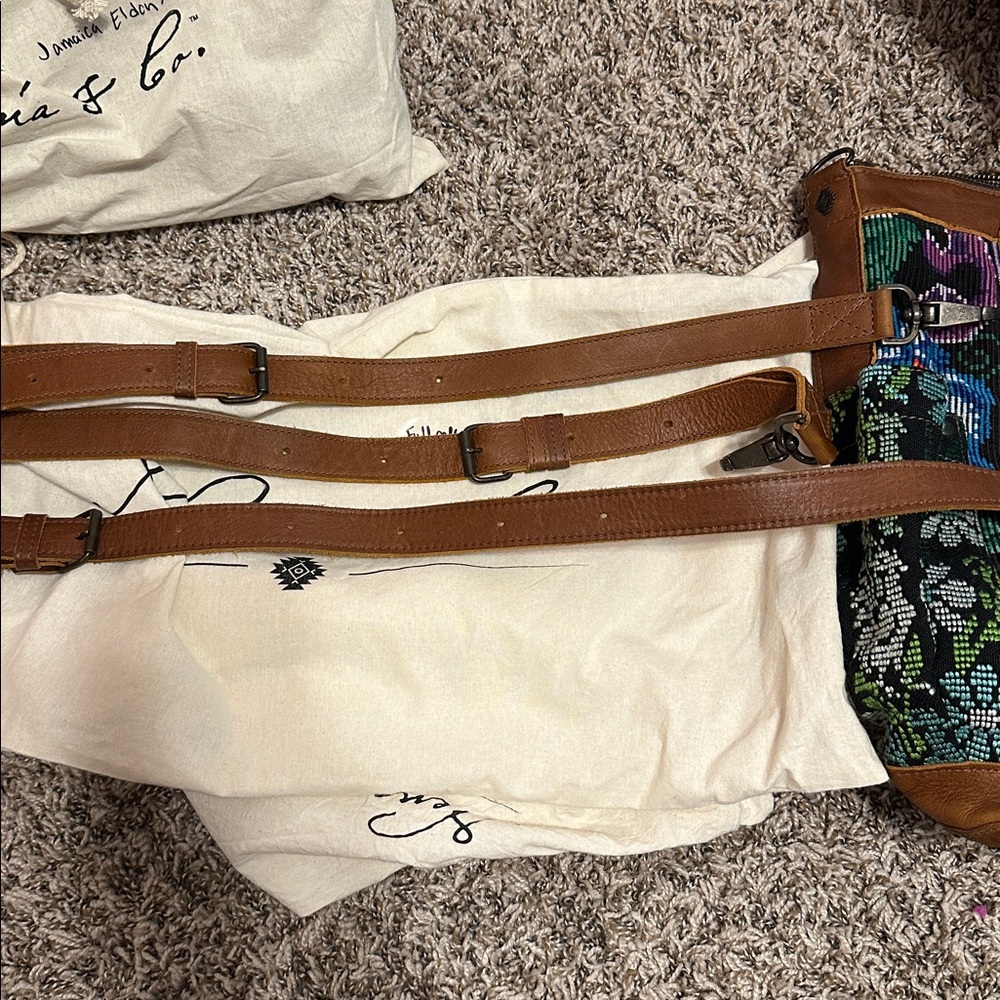 Colorful Floral Patterned Tote Bag - Picture 5 of 5